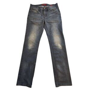 Guess Men's Distressed Slim Straight Del-mar fit Jeans Size 32x34